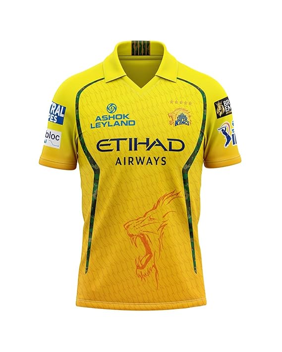 CSK jersey 2026 (DHONI)